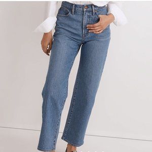 Madewell Perfect Vintage Wide-Leg Crop Jean in Knoxville Wash